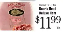 Morton Williams Boar's Head Deluxe Ham offer