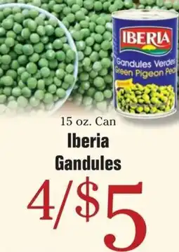 Morton Williams Iberia gandules offer