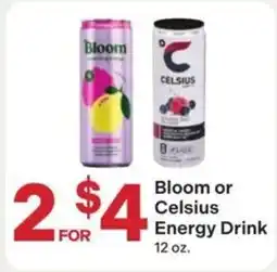 Coborn's Bloom or Celsius Energy Drink offer