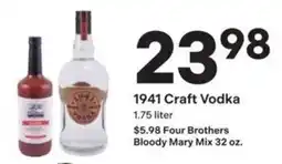 Coborn's 1941 craft vodka offer