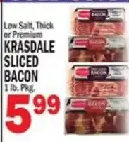 Ctown Krasdale sliced bacon offer