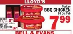 Ctown Lloyd's pork or bbq chicken offer