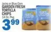 Ctown Jacks or Blue Corn Garden Fresh Tortilla Chips offer