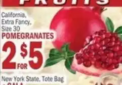 Ctown California extra fancy pomegranates offer