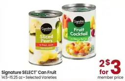 Safeway Signature Select Can Fruit offer