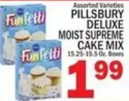 Pillsbury deluxe moist supreme cake mix