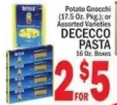 Ctown Dececco pasta offer