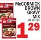 Ctown McCormick Brown Gravy Mix offer