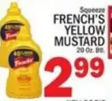 Ctown French's yellow mustard offer