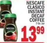 Ctown Nescafe Clasico Instant Decaf Coffee offer