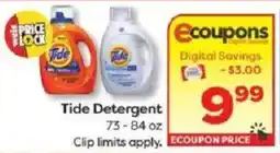 Weis Markets Tide Detergent offer