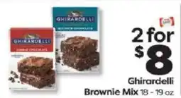 Weis Markets Ghirardelli Brownie Mix offer
