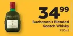Weis Markets Buchanan's Blended Scotch Whisky offer