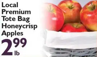 Local Premium Tote Bag Honeycrisp Apples
