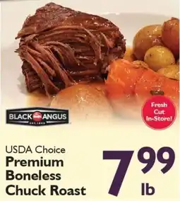 Festival Foods Black Angus Usda Choice Premium Boneless Chuck Roast offer