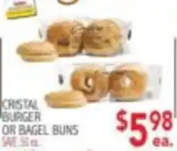 Ingles Markets Cristal burger or bagel buns offer