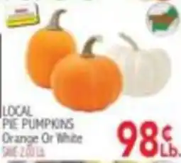 Ingles Markets Local Pie Pumpkins offer