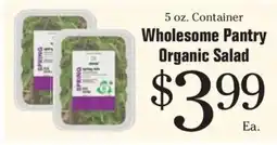 Morton Williams Wholesome Pantry Organic Salad offer