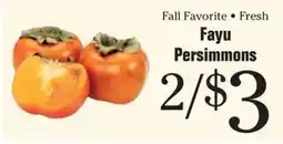 Morton Williams Fayu Persimmons offer