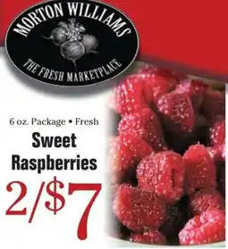 Morton Williams Morton Williams sweet raspberries offer