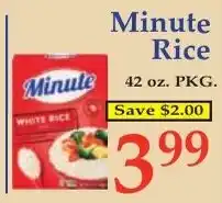 DeMoulas Market Basket Minute white rice offer