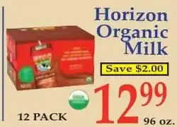 DeMoulas Market Basket Horizon Organic Milk offer