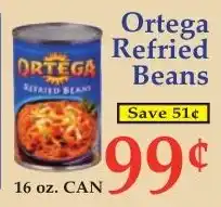 DeMoulas Market Basket Ortega Refried Beans offer
