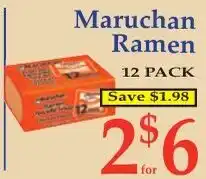 DeMoulas Market Basket Maruchan Ramen offer