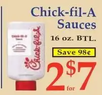 DeMoulas Market Basket Chick-fil-A Sauces offer