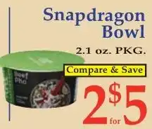 DeMoulas Market Basket Snapdragon Bowl offer