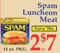 DeMoulas Market Basket Spam luncheon meat offer