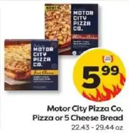 Weis Markets Motor City Pizza Co. Pizza or 5 Cheese Bread offer