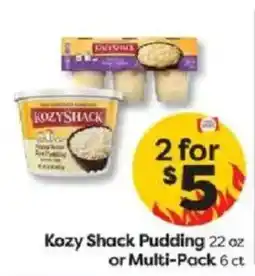 Weis Markets Kozy Shack Pudding offer