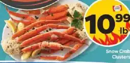 Weis Markets Kroger snow crab clusters offer