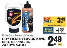 Food Lion Guy Fieri's Flavortown BBQ, Dipping or Zaxbys Sauce offer