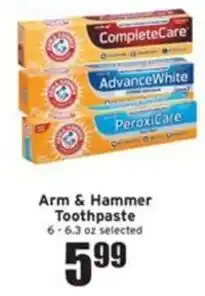 Ray's Food Arm & Hammer Toothpaste offer