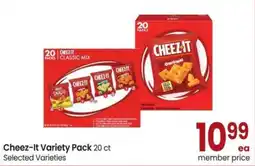 Safeway Cheez-it Variety Pack offer