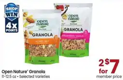 Safeway Open Nature Granola offer