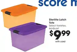 Fred Meyer Sterilite Latch Tote offer