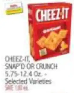 Ingles Markets Cheez-it, snap'd or crunch offer