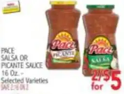 Ingles Markets Pace salsa or picante sauce offer