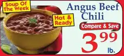 DeMoulas Market Basket Angus Beef Chili offer