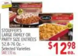 Ingles Markets Stouffer's large family or party size entrées offer