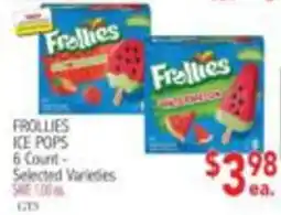Ingles Markets Frollies ice pops offer