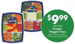 Fred Meyer Kroger Veggie Trays offer