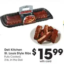 Fred Meyer Deli Kitchen St. Louis Style Ribs offer