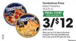 Fred Meyer Tombstone pizza offer