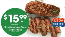 Fred Meyer Boneless New York Strip Steaks offer