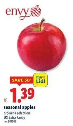 Lidl Envy seasonal apples offer