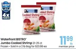 Safeway Waterfront Bistro Jumbo Cooked Shrimp offer